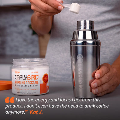 VIP EarlyBird Morning Cocktail w/ Free Cocktail Shaker & E-Book