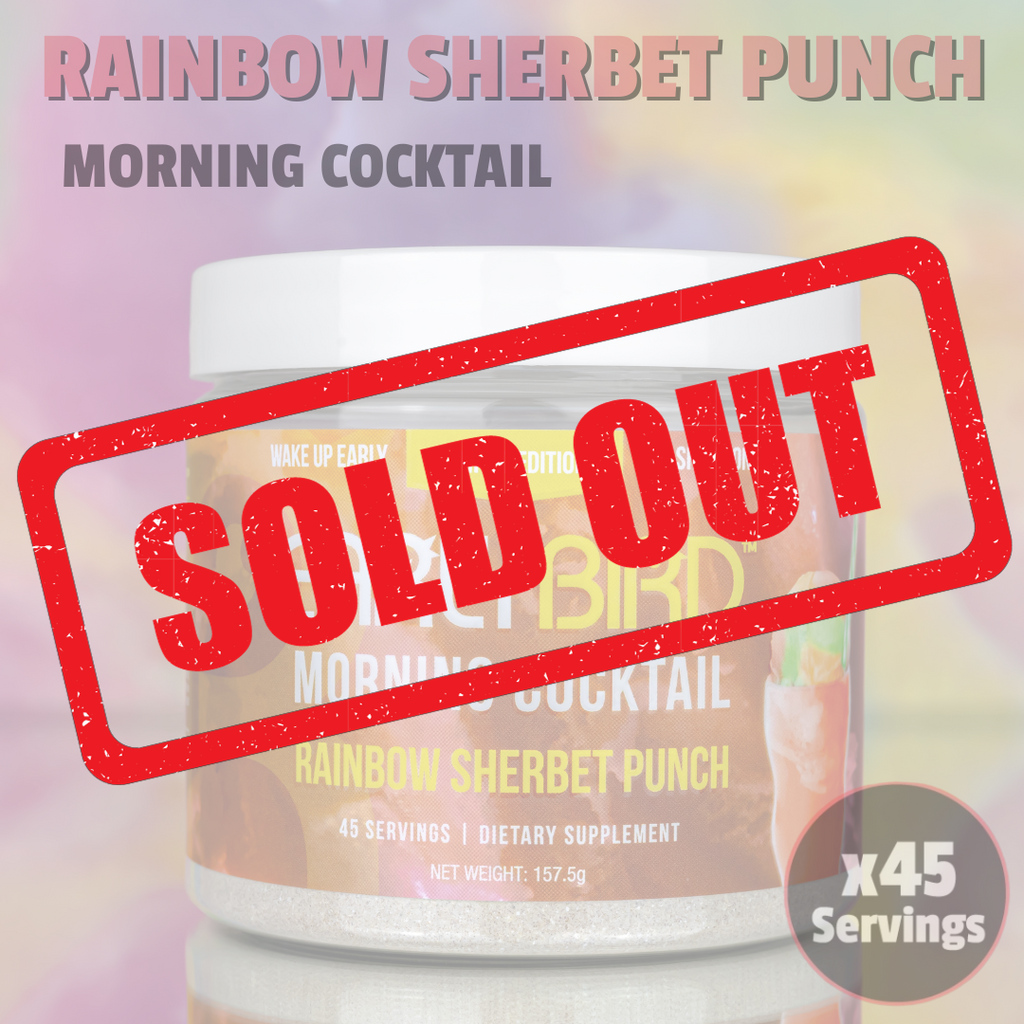 SOLD OUT - Limited Edition Rainbow Sherbet Punch Morning Cocktail