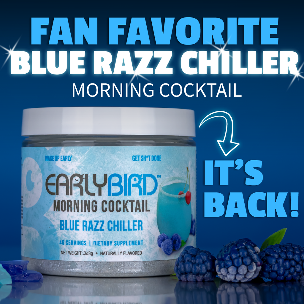 Blue Razz Chiller Morning Cocktail