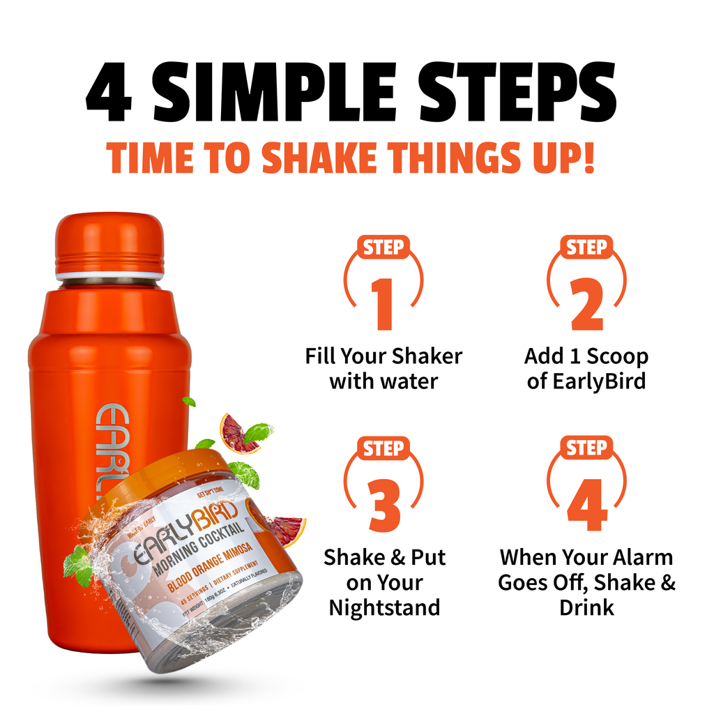 VIP EarlyBird Morning Cocktail w/ Free Cocktail Shaker