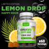 Limited Edition Lemon Drop Happy Hour (Afternoon Energy/Focus Gummies) w/ Free Capsule