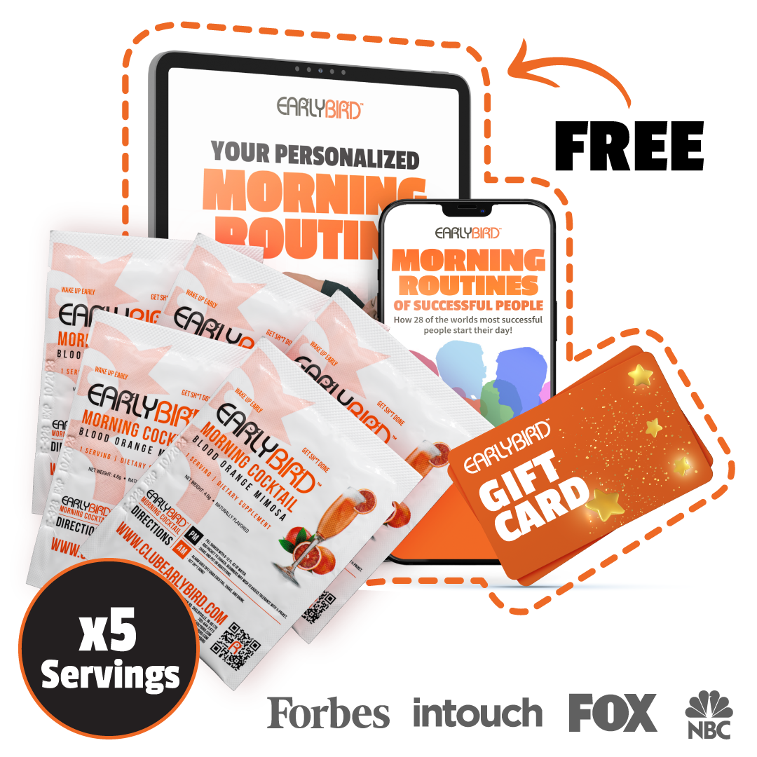 5-Day Sample Pack w/ Free Custom Morning Routine, $15 Gift Card, E-Book