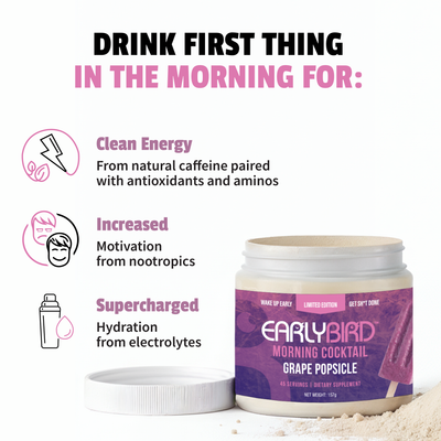 EarlyBird Morning Cocktail Grape Popsicle