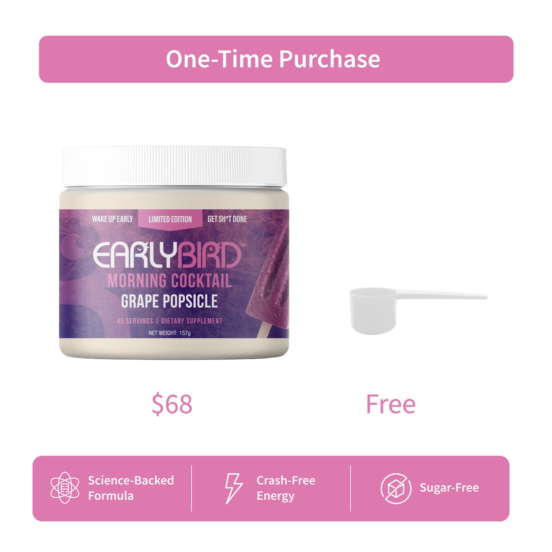 EarlyBird Morning Cocktail Grape Popsicle