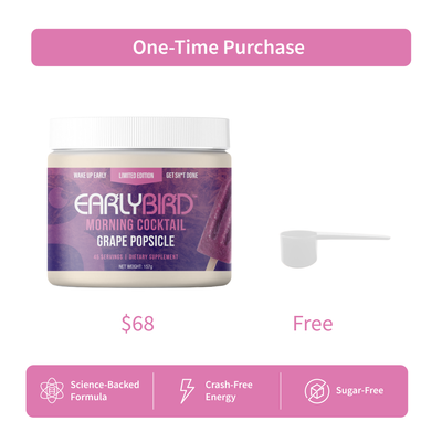 EarlyBird Morning Cocktail Grape Popsicle