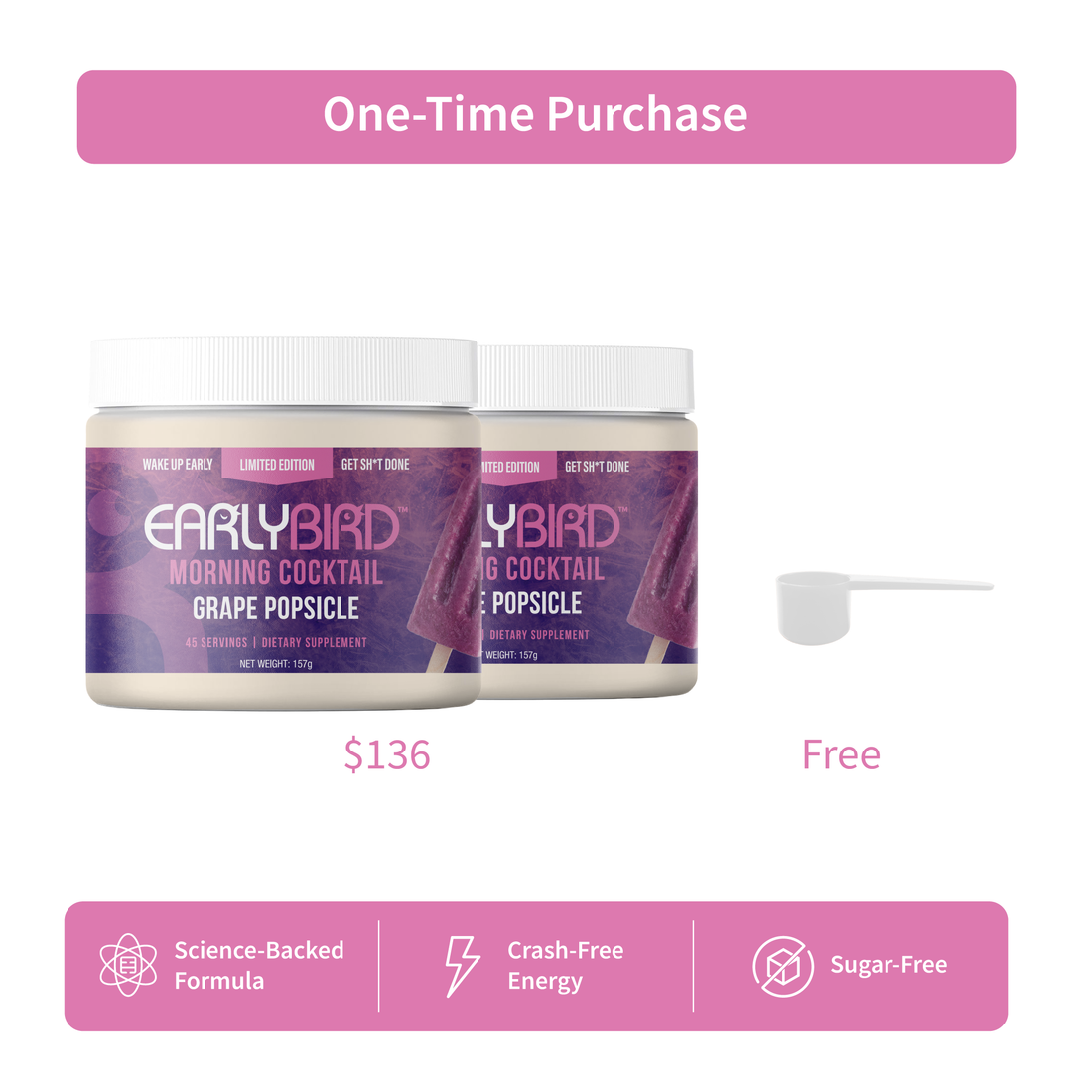 EarlyBird Morning Cocktail Grape Popsicle