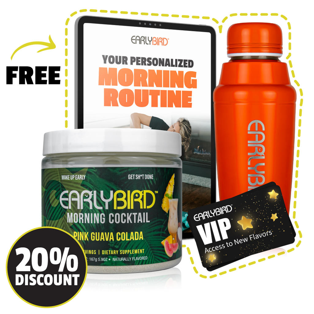 VIP EarlyBird Morning Cocktail w/ Free Cocktail Shaker