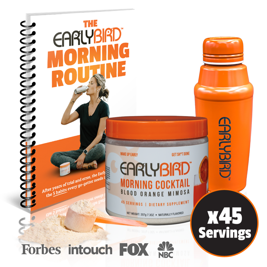 EarlyBird Morning Cocktail w/ FREE Orange Shaker