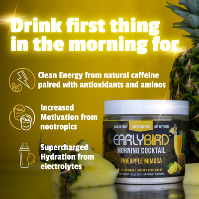 Limited Edition Pineapple Mimosa Morning Cocktail w/ Free Recipe Guide E-Book