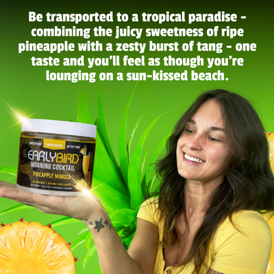 Limited Edition Pineapple Mimosa Morning Cocktail w/ Free Recipe Guide E-Book